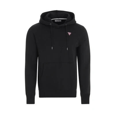 Image of Guess Jeans Iconic Hoodie, Men&#039;s, Size: Small, Schwarz