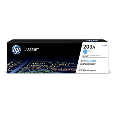 Image of HP CF541A 203A Original LaserJet Toner Cartridge, Cyan, Single Pack