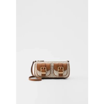 Image of Michael Kors ZOE Handbag, Women&#039;s, Size: One Size, Vanilla