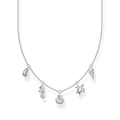 Image of Thomas SABO Necklace silvercoloured, Women&#039;s, Size: 45, Silver coloured