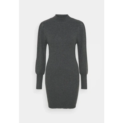Image of ONLY Women&#039;s Onlkatia L/S Dress KNT Noos, Dark Grey Melange, L