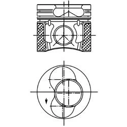 Image of Piston KOLBENSCHMIDT 99851600