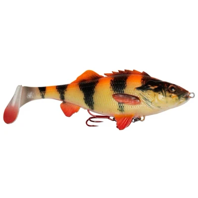 Image of Savage Gear 4D Perch Shad 17.5cm 75g SS 03 Albino Soft plastic lure