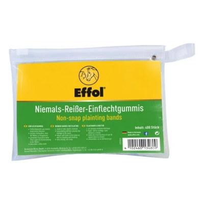 Image of Effol Plaiting Bands Black Horse Riding Equestrian