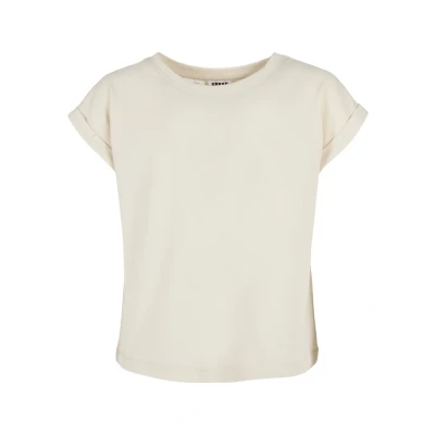 Image of Urban Classics Extended Shoulder Basic Tshirt for kids, Size: 5 6y, Whitesand