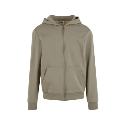 Image of Urban Classics COZY ZIP Zipup sweatshirt, Men&#039;s, Size: Large, Palegreen
