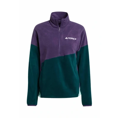 Image of Adidas Terrex ANRK Fleece jumper, Women&#039;s, Size: XS, aurora plum ivy semi flash aqua