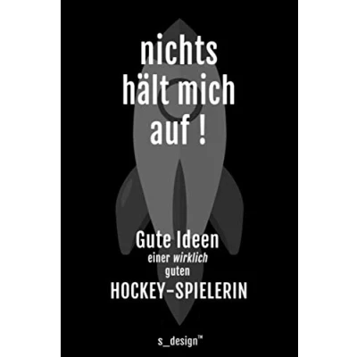 Image of Notizbuch für Hockey Spieler/Hockey Spielerin: Originelle Geschenk Idee [120 Seiten gepunktet Punkte Raster blanko Papier]