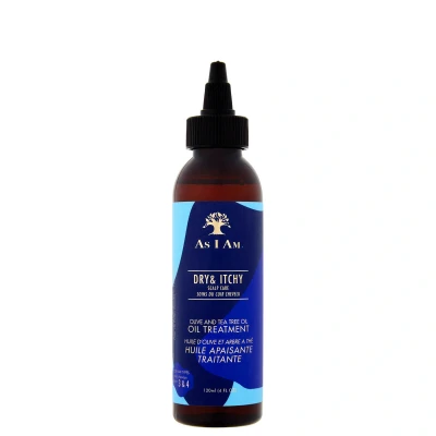 Image of As I Am Dry and Itchy Scalp Care Olive Tea Tree Oil Treatment 120ml