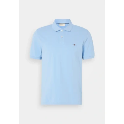 Image of GANT Archive Shield Polo shirt, Men&#039;s, Size: XS, Capri blue