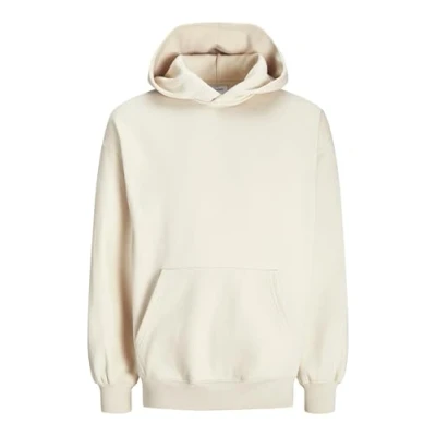 Image of Jack &amp; Jones Jjeurban EDGE NOOS Hoodie, Men&#039;s, Size: XL, Moonbeam