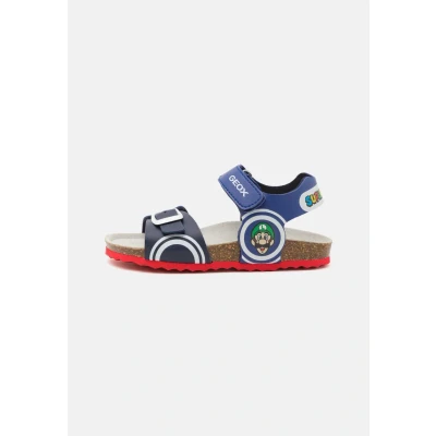 Image of Geox Ghita BOY Sandals for kids, Size: 12.5K, Royal/navy High quality imitation leather