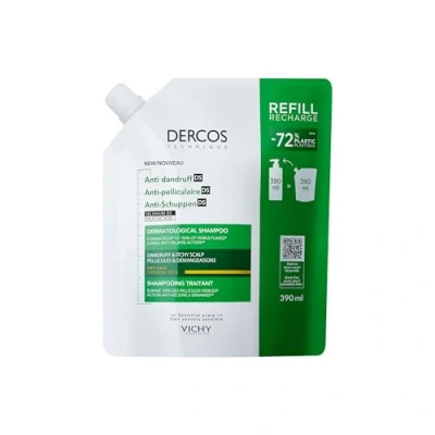 Image of Vichy Dercos DS Anti Dandruff Shampoo for Dry Hair Eco Refill 390 ml