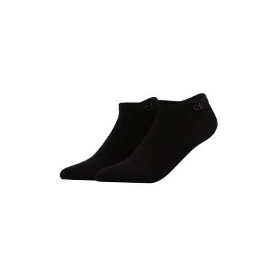 Image of Calvin Klein Underwear FLAT 2 PACK Socks, Women&#039;s, Size: 4 7, Black