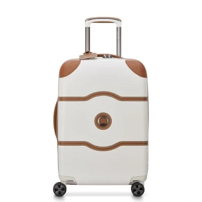 Image of Delsey Paris Chatelet Hardside 2.0 Luggage With Spinner Wheels, Angora, Carry on 20 Inch, Air Wheels