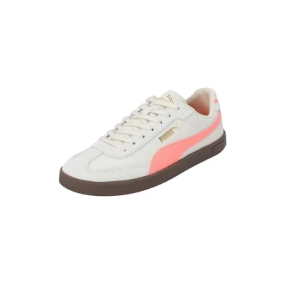Image of Puma CLUB II ERA Unisex Trainers beige/multicoloured, Size: 9.5, Beige/multi coloured leather and imitation