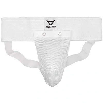 Image of Ringhorns, Charger Groin Guard &amp; Support, Men&#039;s, XL, White