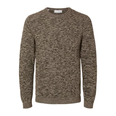 Image of Selected Homme Slhvince Bubble Jumper, Men&#039;s, Size: Small, Chocolate torte