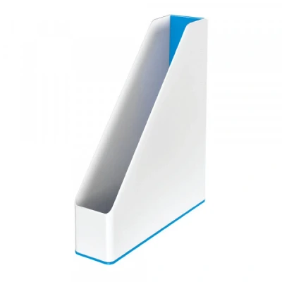 Image of Leitz TS 120556 Wow Range A4 Duo Colour Magazine File, 73mm x 318mm 272mm, Blue