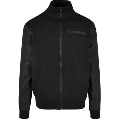 Image of Urban Classics Track Training jacket, Men&#039;s, Size: Large, Black