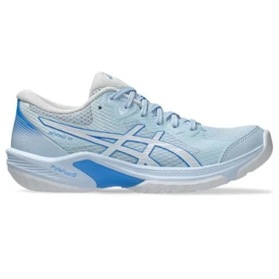 Image of Asics Beyond FF Volleyball shoes, Women&#039;s, Size: 5, Light blue/white Textile/synthetics