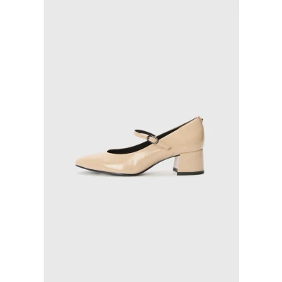 Image of Tamaris Women&#039;s Vegan Elegant Pumps, taupe, 5.5 UK
