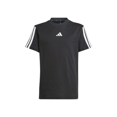 Image of adidas Performance TEE Print Tshirt for kids, Size: 7 8y, Black white