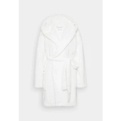 Image of Schiesser Teddy Dressing gown offwhite, Women&#039;s, Size: Large, Off white