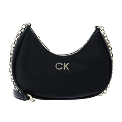 Image of Calvin Klein Re Lock Shoulder Bag SM K60k609622, Women&#039;s Crossbody Bags, One Size, Black (Black), Talla única
