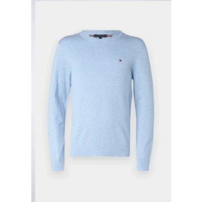 Image of Tommy Hilfiger Essential CREW NECK Jumper, Men&#039;s, Size: 3XL, Vessel blue