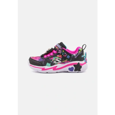 Image of Skechers Snuggle Trainers mint/multicoloured for kids, Size: 1.5, Mint/multi coloured Synthetics/textile