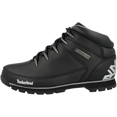 Image of Timberland Euro Sprint Hiker Waterproof, Men&#039;s Chukka Boots, Black Full Grain, 11.5 UK