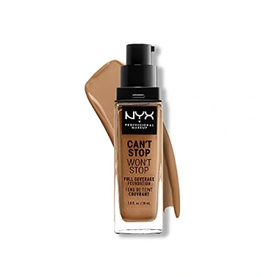 Image of NYX Professional Makeup Can&#039;t Stop Won&#039;t 24 Hour Foundation (Various Shades) Cinnamon