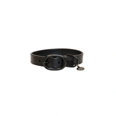 Image of Kentucky Horsewear Dog Collar Soft Rubber Black XL Horse Riding Equestrian