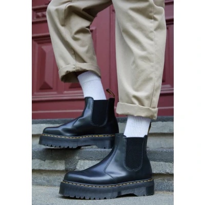 Image of Dr. Martens 2976 QUAD Chelsea Classic ankle boots, Size: 3, Black Leather