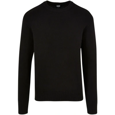 Image of Urban Classics Heavy Jumper, Men&#039;s, Size: Medium, Black