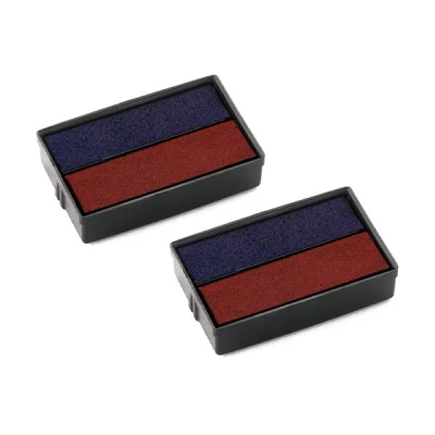 Image of Colop E/10/2 Stamp Pads for S160/L Blue/Red Ref [Pack of 2]