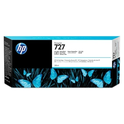 Image of HP 727 F9J79A Photo Black 300 ml Genuine DesignJet Ink Cartridge, high capacity, Ink, for T2500, T1500 &amp; T900 Series Large Format Plotter Printers and Printhead