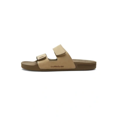 Image of Quiksilver Men&#039;s Rivi Leather Sandals, Tan 1, 40 EU