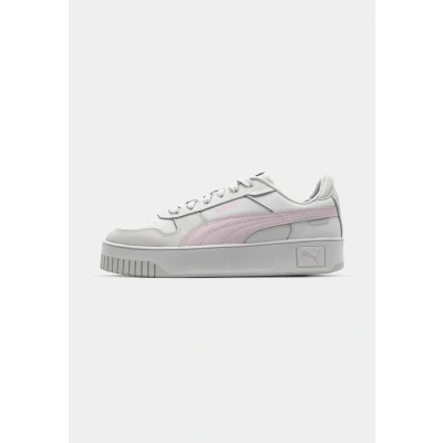 Image of Puma Women&#039;s Carina Street Sneaker, White Frosty Pink Alpine Snow, 6.5 UK