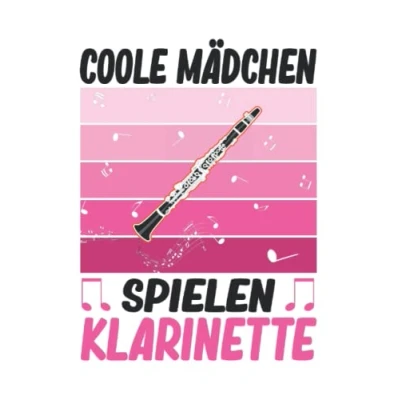 Image of Klarinette Notizbuch: Klarinettist / 6x9 Zoll 120 karierte Seiten