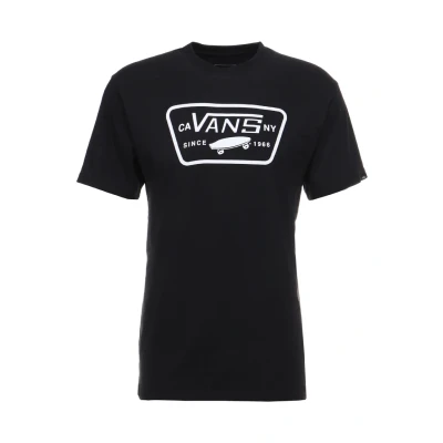 Image of Vans FULL Patch Print Tshirt, Men&#039;s, Size: Small, Black/white