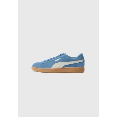 Image of Puma Smash 3.0 Unisex Trainers, Size: 4.5, Dark indigo/gray echo/gum shoes