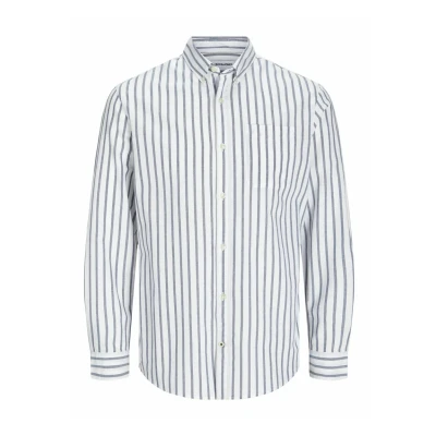 Image of Jack &amp; Jones Jjeoxford Shirt, Men&#039;s, Size: 3XL, Ensign blue