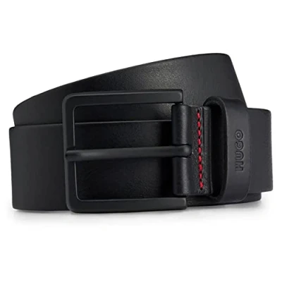 Image of HUGO Gionios Belt, Men&#039;s, Size: 40, Black