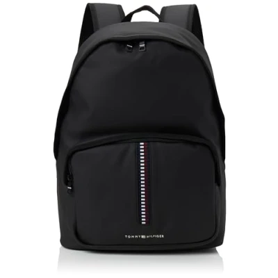 Image of Tommy Hilfiger CORP DOME Backpack Unisex Rucksack, Size: One Size, Black