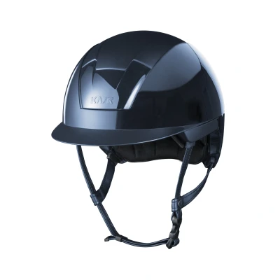 Image of Kask Kooki Riding Hat Navy/Shine 59cm Horse Equestrian