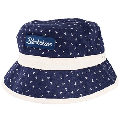 Image of Blackskies Ramen Noodle Hat, Size: One Size, Blue denim