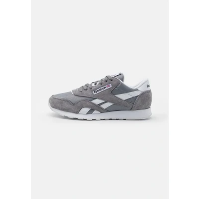 Image of Reebok Classic Unisex Trainers, Size: 4, Pure grey/footwear white Leather and textile