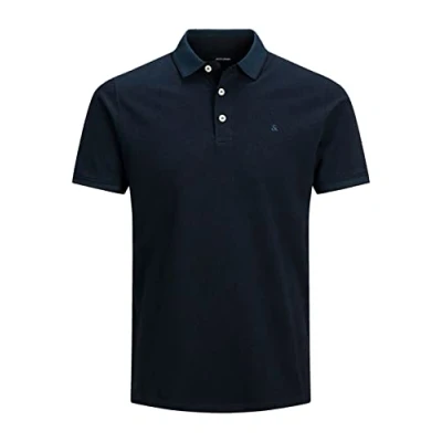 Image of Jack &amp; Jones Jjepaulos Polo shirt, Men&#039;s, Size: XL, Dark navy